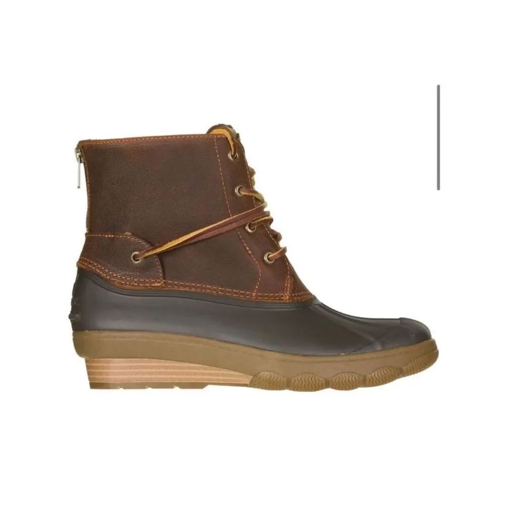 Sperry Saltwater Wedge Tide Rain/Snow Duck Boot size 7.5